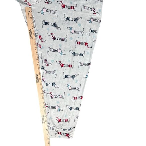 Dachshund Dogs Pajama Pants Wimen’s Size 3X Joggers Style Winter Christmas - Picture 8 of 8